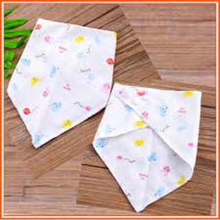Khăn yếm tam giác cotton có cúc bấm cho bé yêu tranhuu87