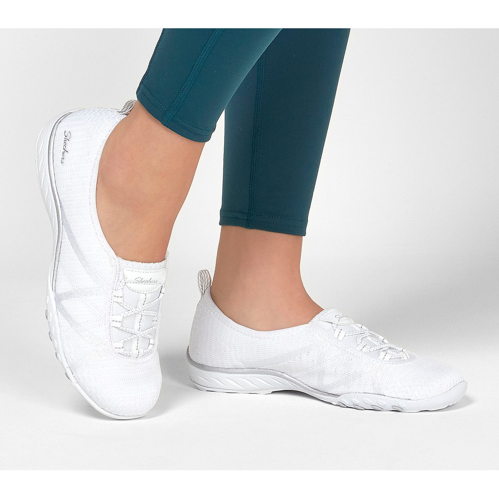 [Mã MABRSKX giảm 10% đơn 250k tối đa 30k] Skechers Giày Thể Thao Nữ Breathe-Easy - 100015-WSL