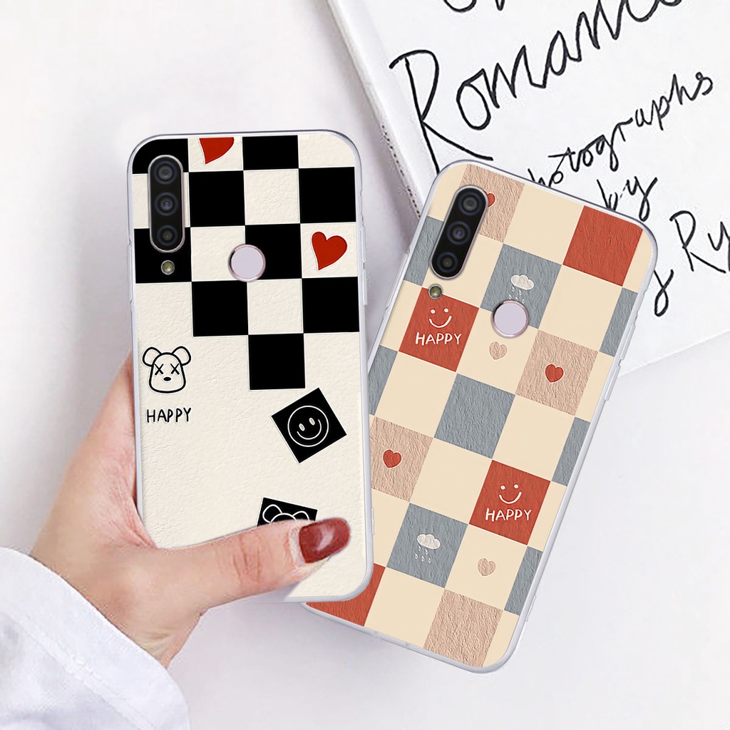 Ốp Vsmart Star 3 / Star 4 / Star3 / Star4 caro trái tim cá tính, thời trang siêu đẹp, siêu phong cách