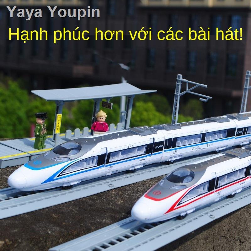 ¤○Tàu trẻ em đồ chơi hợp kim mô phỏng đường sắt cao tốc Fuxing Mô hình EMU Harmony đường ray xe lửa phù hợp cậu bé