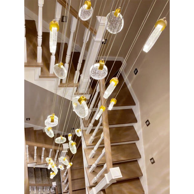 Đèn thả trang trí bàn ăn, thả thông tầng, quán cafe, shop quần áo HTK028