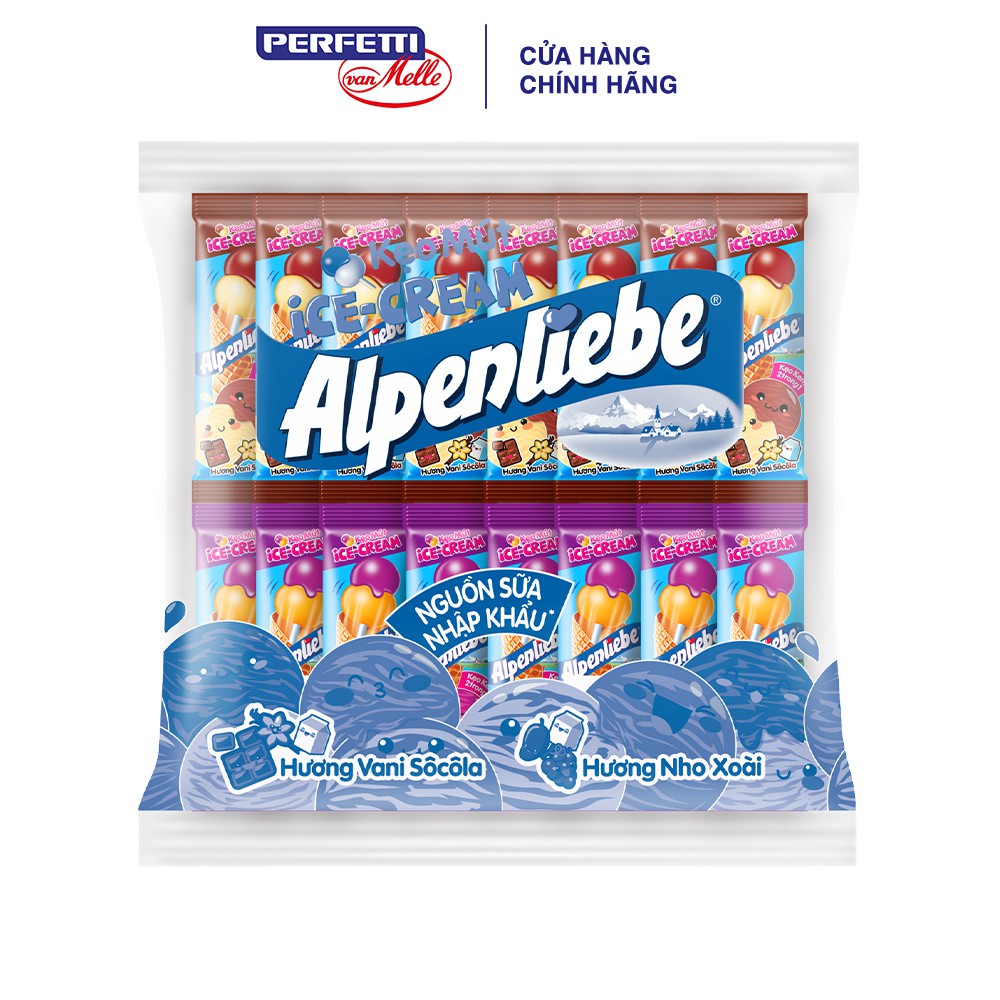 Kẹo Mút Alpenliebe Ice-Cream Gói 32 Que