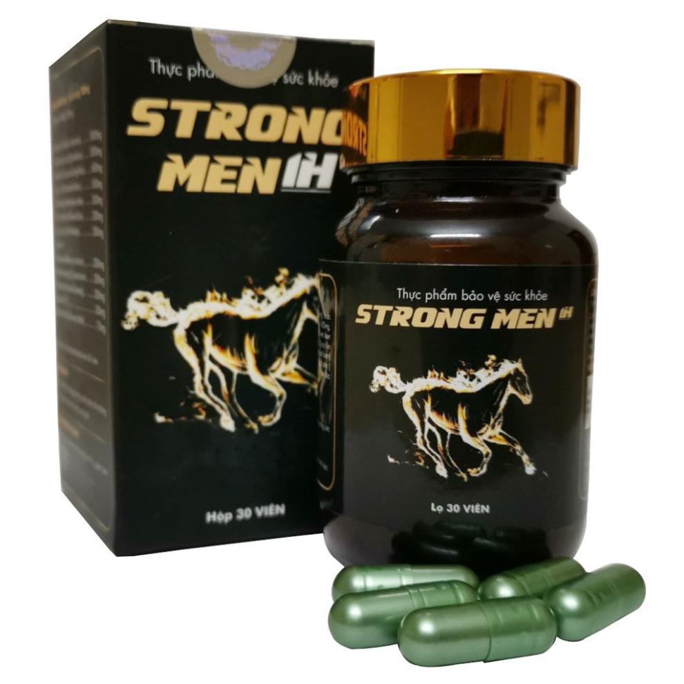 Strongmen 1h chống xuất tinh sớm, tăng cường sinh lý nam Combo 4 hộp 1 liệu trình