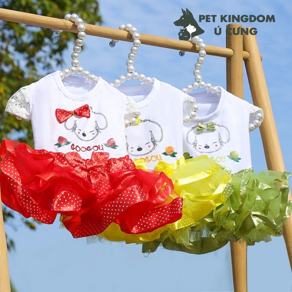 Váy Cho Chó Mèo Xinh Xắn Dễ Thương Mùa Hè