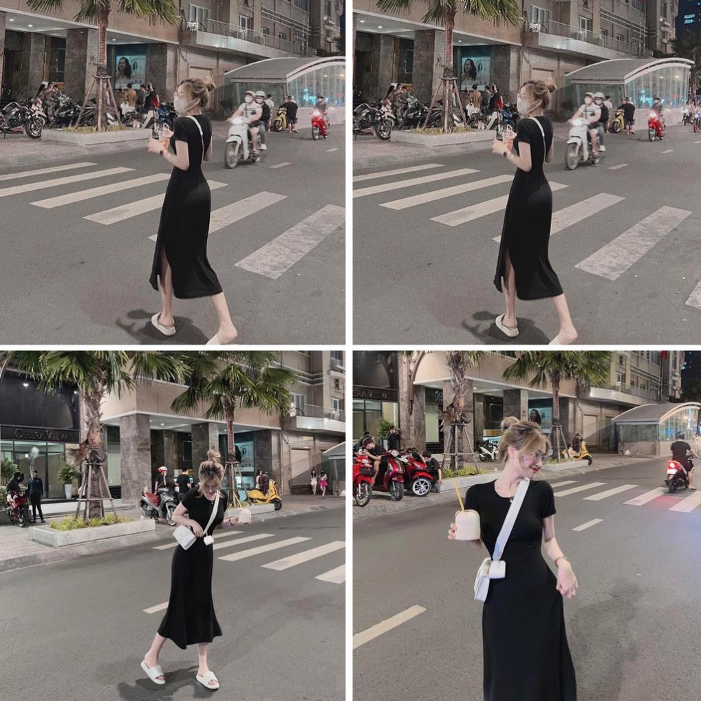 [ 𝐅𝐑𝐄𝐄 𝐒𝐇𝐈𝐏 ] VÁY BODY NỮ DÁNG DÀI NGẮN TAY SIÊU TÔN DÁNG LẮM Ạ