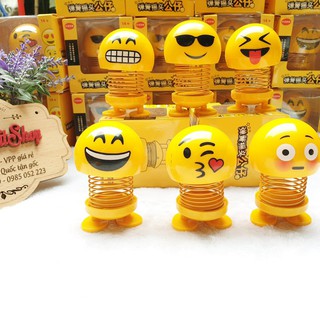 [ Có Video ] Set 5 Thú Nhún Emoji - Con Lắc Lò Xo Ngộ Nghĩnh