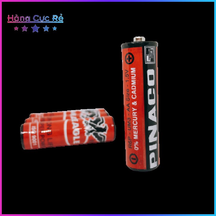 Bộ 2 Viên Pin AA(2A) 1.5V 🚀FREESHIP🚀 Pin tiểu con ó Pinaco màu đỏ cho máy ảnh, remote tivi, máy tính - Shop Hàng Cực Rẻ