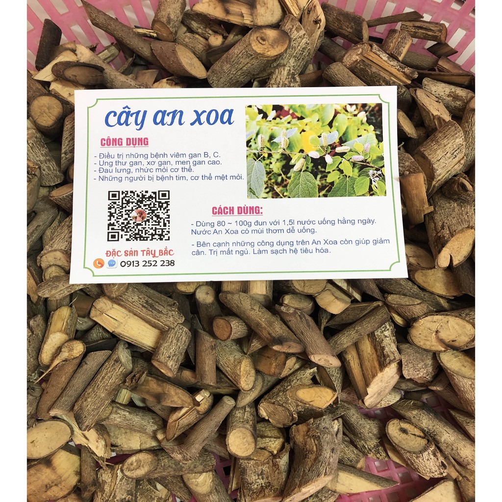 Cây AN XOA HOA TÍM 1 Kg khô