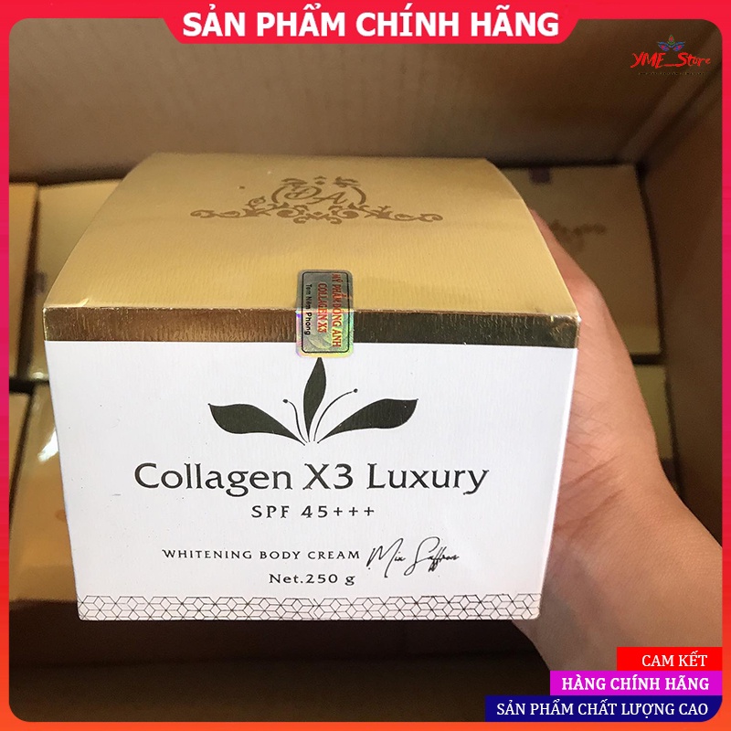 [CHỌN GÓI COMBO GIẢM 15%] - Mỹ phẩm đông anh, Kem dưỡng body Collagen X3 Luxury kích trắng da chính hãng | BigBuy360 - bigbuy360.vn