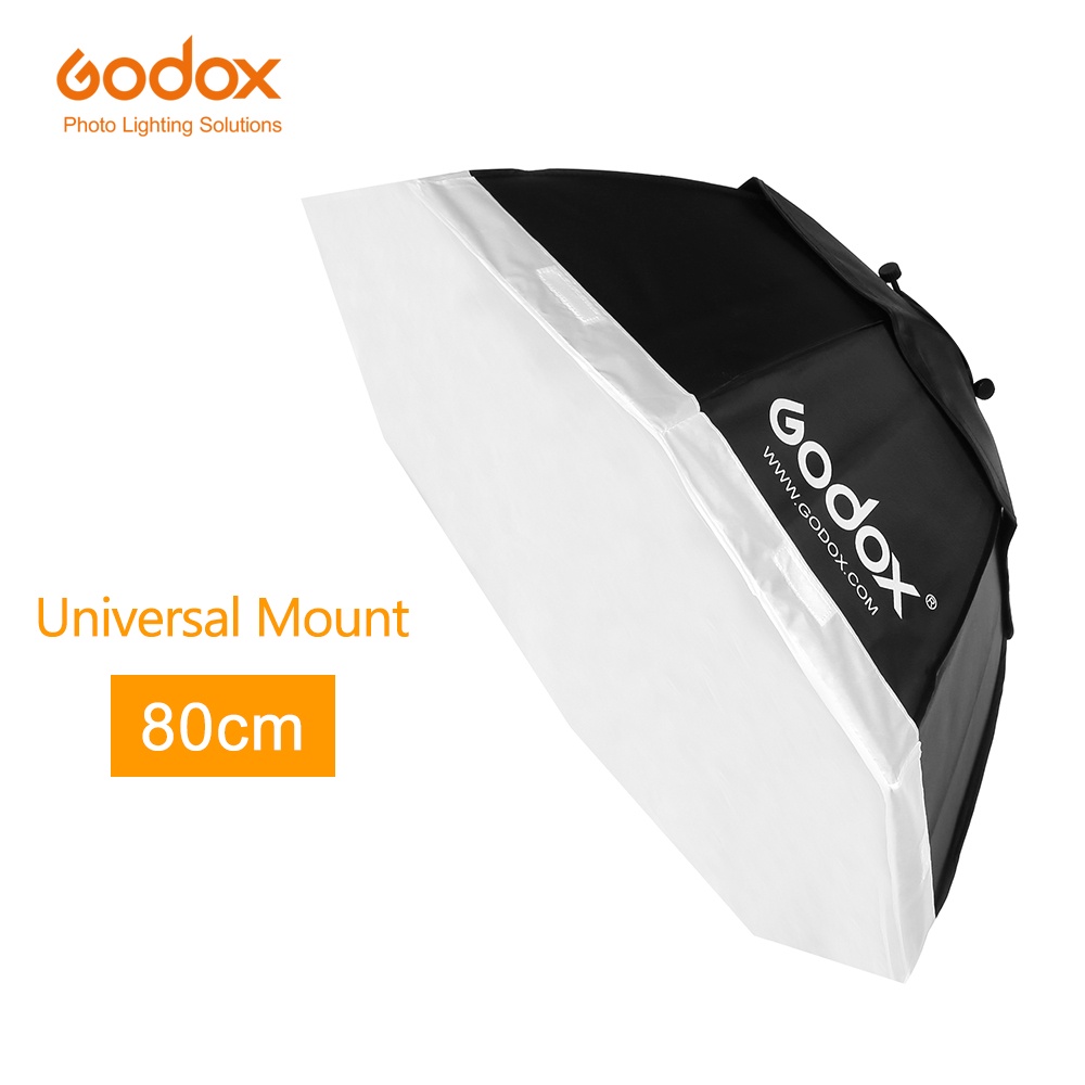 Godox Pro 31.5 80cm Hộp mềm hình bát giác Universal Mount Studio Nhấp nháy Chiếu sáng Godox K-150A K