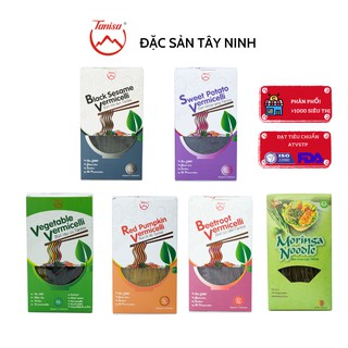 Bún gạo khô, bún rau củ Tanisa - dai ngon bổ dưỡng, đạt tiêu chuẩn an toàn VSTP chuẩn xuất khẩu, không chất bảo quản
