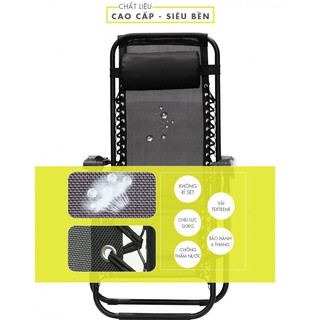 ( Ảnh Thật)Ghế bố xếp thư giãn Cao cấp