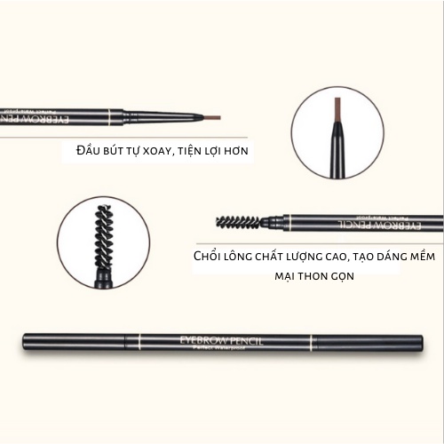 Chì kẻ mày, bút kẻ lông mày 2 đầu chống mồ hôi, nước màu sắc tự nhiên ST2021 | BigBuy360 - bigbuy360.vn