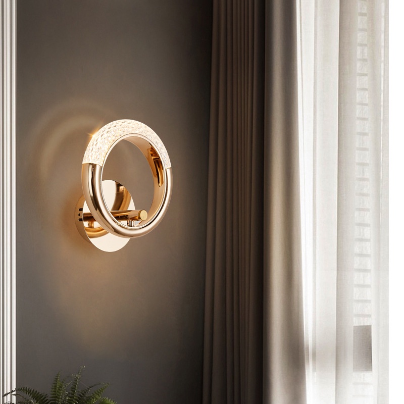 Đèn LED Gắn Tường Ánh Sáng Vàng Phong Cách Bắc Âu Sang Trọng Trang Trí Nhà Cửa