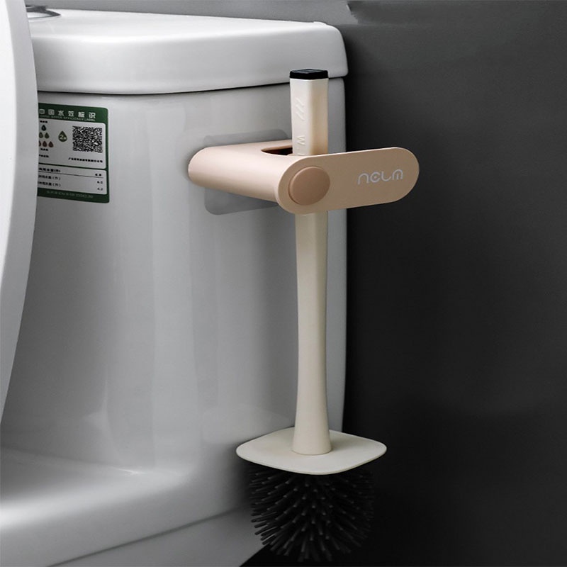 Giá đỡ cây lau nhà gắn tường tự dính tiết kiệm không gian đa năng