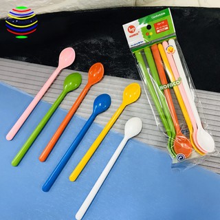 Muỗng nhựa khuấy slime - Muỗng khuấy nước