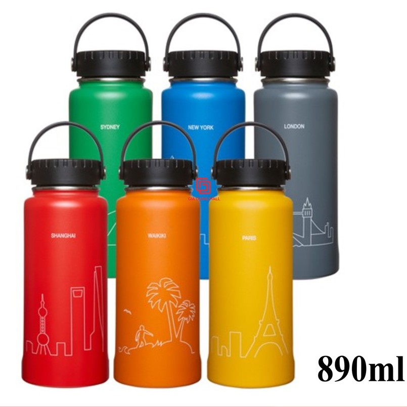 Bình Giữ Nhiệt Lock&amp;Lock Riga Tumbler 897ml LHC4160 Chính hãng. Nắp 3 lớp, giữ nhiệt tối đa. Thiết kế 6 màu năng động