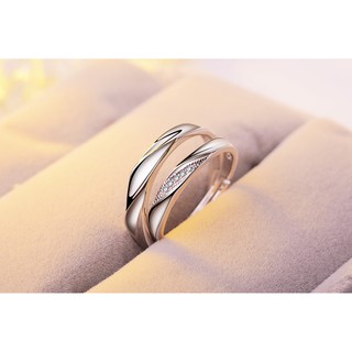 Nhẫn đôi bạc Panmila - nhẫn cặp - nhẫn đôi bạc [TS-ND-A2]