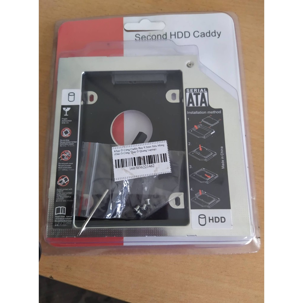 Khay Ổ Cứng Caddy Bay 12.7mm Loại dày (Gắn Ổ Cứng Thay Ổ Quang Laptop) | BigBuy360 - bigbuy360.vn