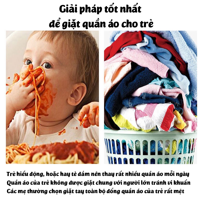 Máy giặt mini DEKE XPB-45 xoáy cực mạnh đảo chiều 2 lồng giặt 4kg-giặt giày riêng biệt