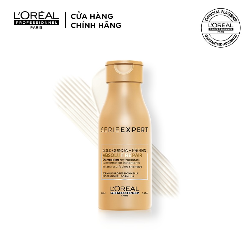 Dầu gội LOreal Professionnel phục hồi hư tổn toàn diện Serie Expert Absolut Repair Gold 100ml