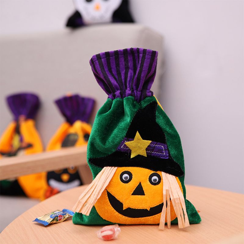 Túi Rút Đựng Kẹo Trang Trí Halloween
