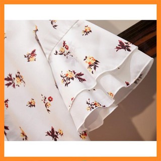 Set đầm chiffon in hoa thời trang  [TTBK]