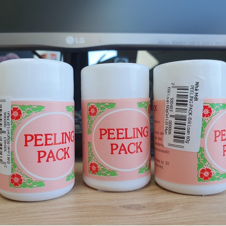 Gel lột mụn đầu đen PEELING PACK - Mặt nạ lột mụn đầu đen 60G - 25g