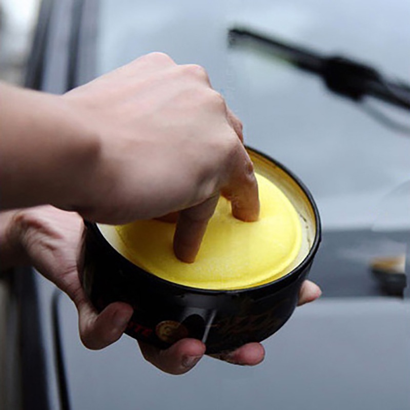 Mút xốp, bọt biển đánh bóng sơn ô tô, xe máy chuyên dụng, hình tròn đường kính 10cm