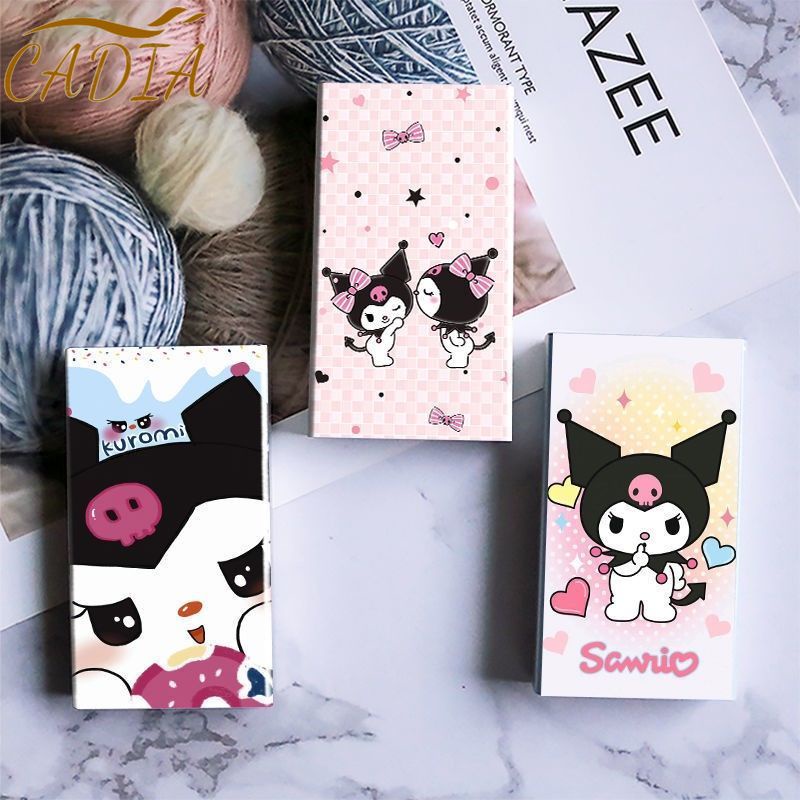 Hộp Đựng Thuốc Lá Nắp Trượt Bằng Kim Loại Họa Tiết Hoạt Hình Kuromi Sáng Tạo