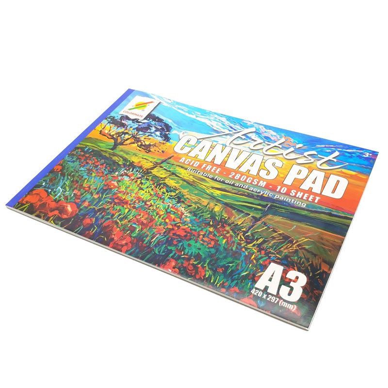 Tập Vẽ Canvas A3 280gsm Canvas Pad - Colormate CANVAS3 (10 Tờ)