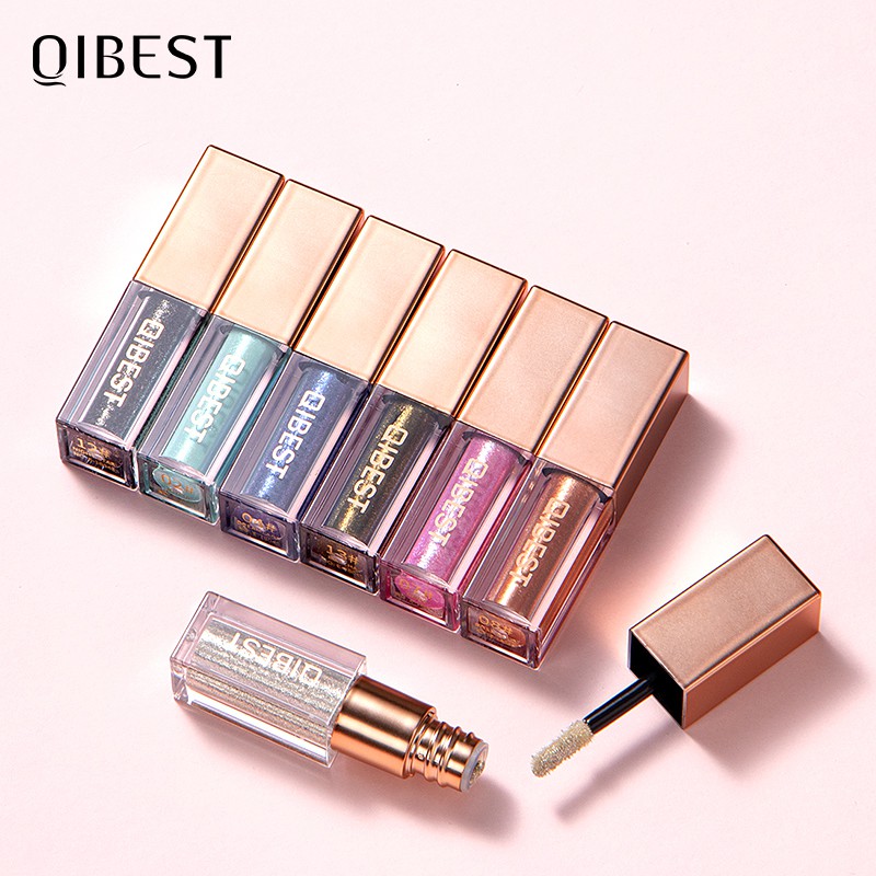 Phấn mắt dạng lỏng QIBEST E18045 15 màu nhũ ánh kim tùy chọn 23g | BigBuy360 - bigbuy360.vn