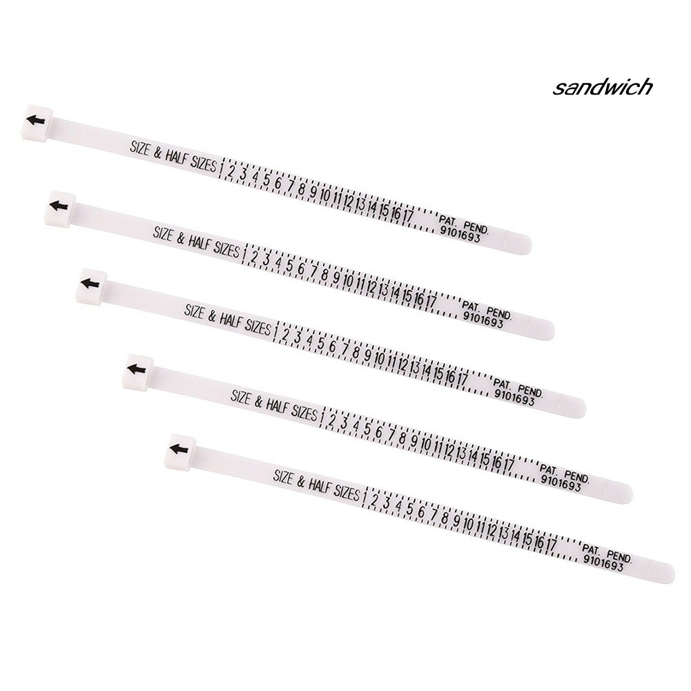 Thước Đo Kích Thước Nhẫn Bằng Nhựa Tiện Dụng