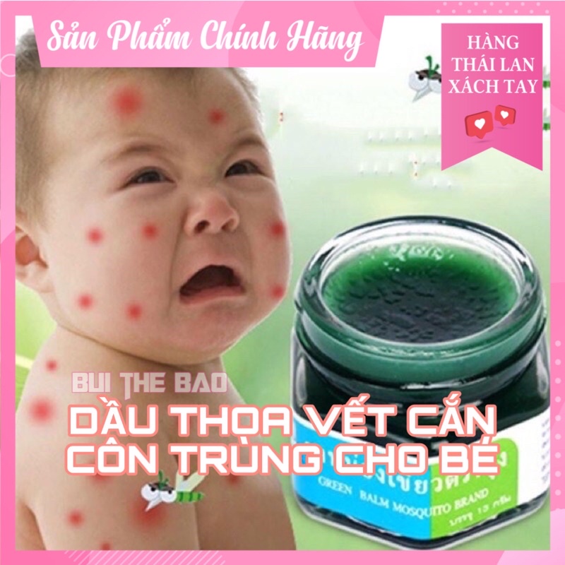 🦟 Dầu Thoa Muỗi Đốt, Côn Trùng Cắn Thái Lan 🇹🇭