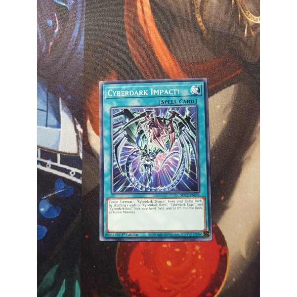 Thẻ bài Yugioh chính hãng Cyberdark Impact! - SDCS-EN027 - Common 1st Edition