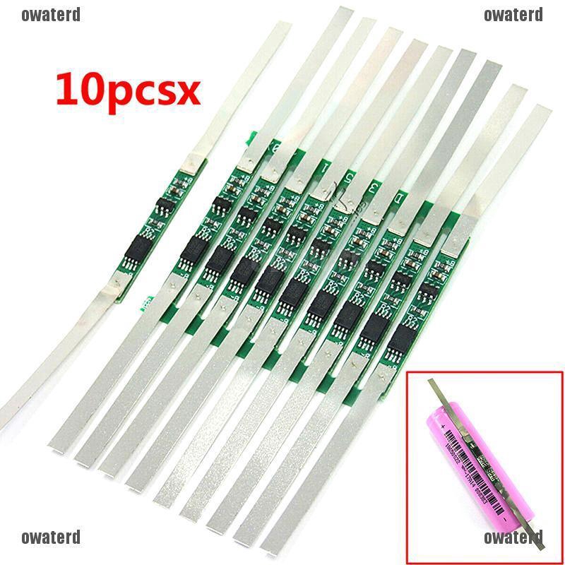 Set 10 bo mạch bảo vệ BMS cho pin Lithium 1S 3.7V 18650 Li-ion Lithium