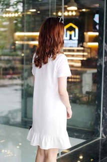 Sale Đầm sơ mi đuôi cá