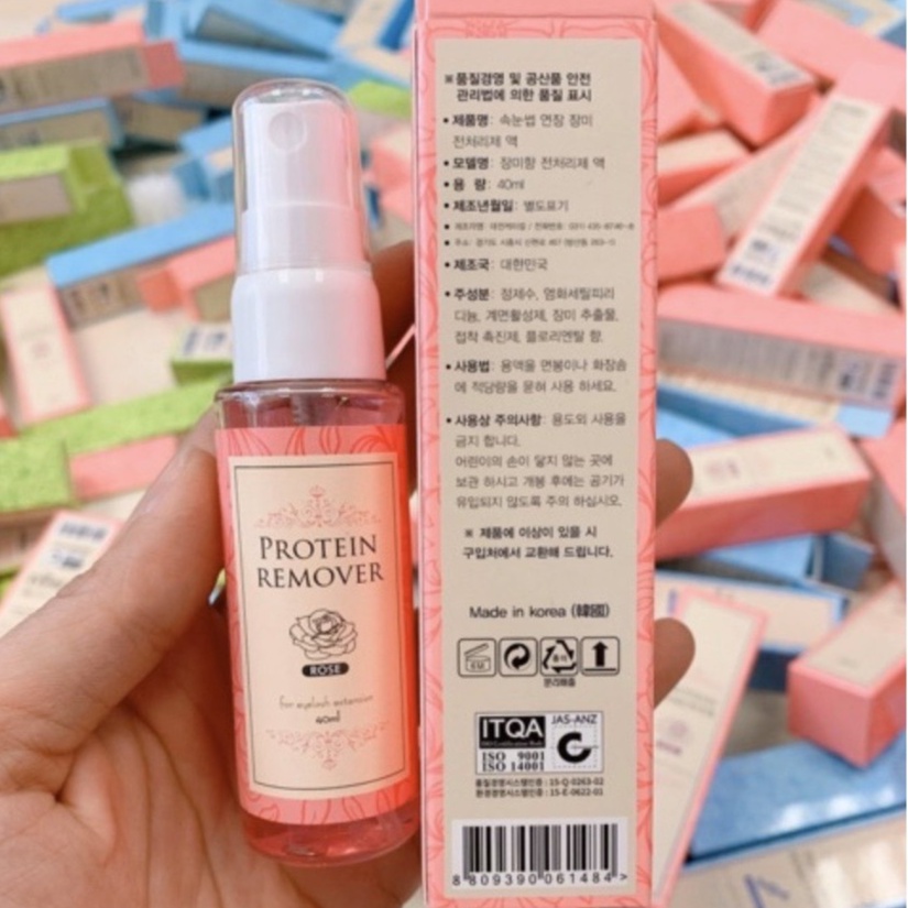 Protein remuver dạng xịt 40ml. dụng cụ nối mi mr Tuấn.