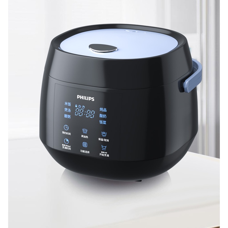Nồi cơm điện Philips HD3060, Điều khiển cảm ứng, Thiết kế cao cấp, Hiểu