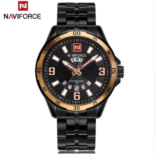 Đồng hồ nam dây thép đẳng cấp Naviforce 9106 (fullbox hãng)