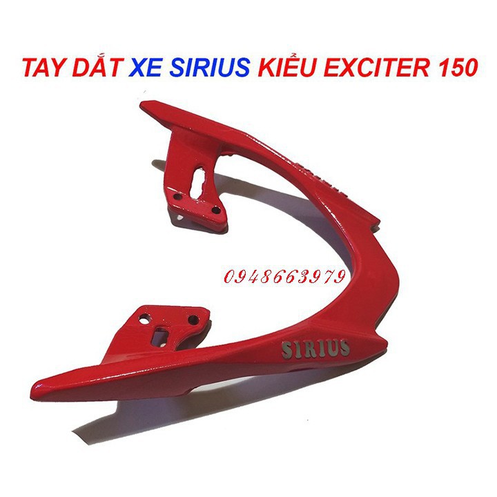 Cảng sau sirius kiểu exciter 150.