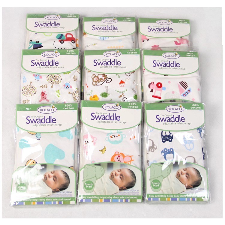 Ủ kén COTTON summer Swaddle cho bé