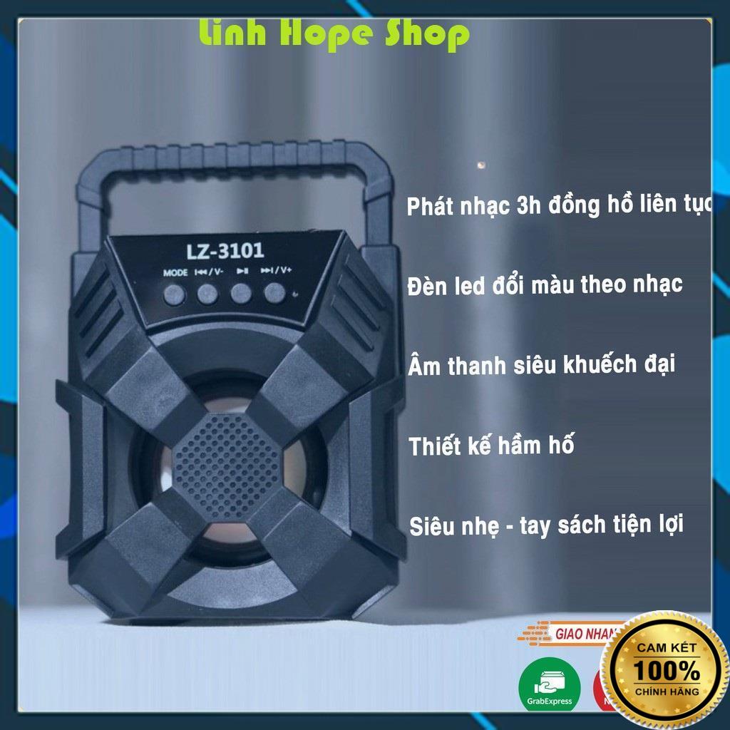 Loa Bluetooth Kimiso Có Đèn Led Nhấp Nháy Công Suất 30W, Loa Bluetooth Mini Cầm Tay Kết Nối Thẻ Nhớ USB Điện Thoại