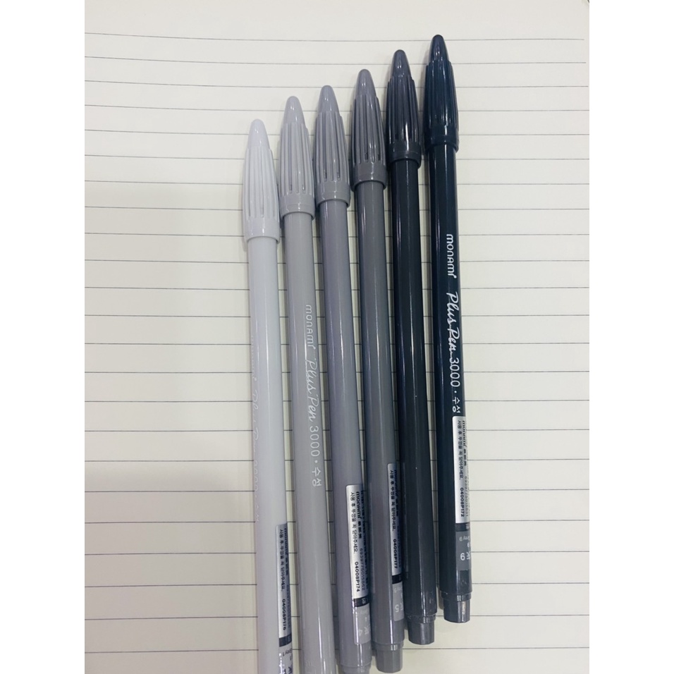 Bút/ Viết Kháng Nước Plus Pen Monami Ngòi 0.4mm