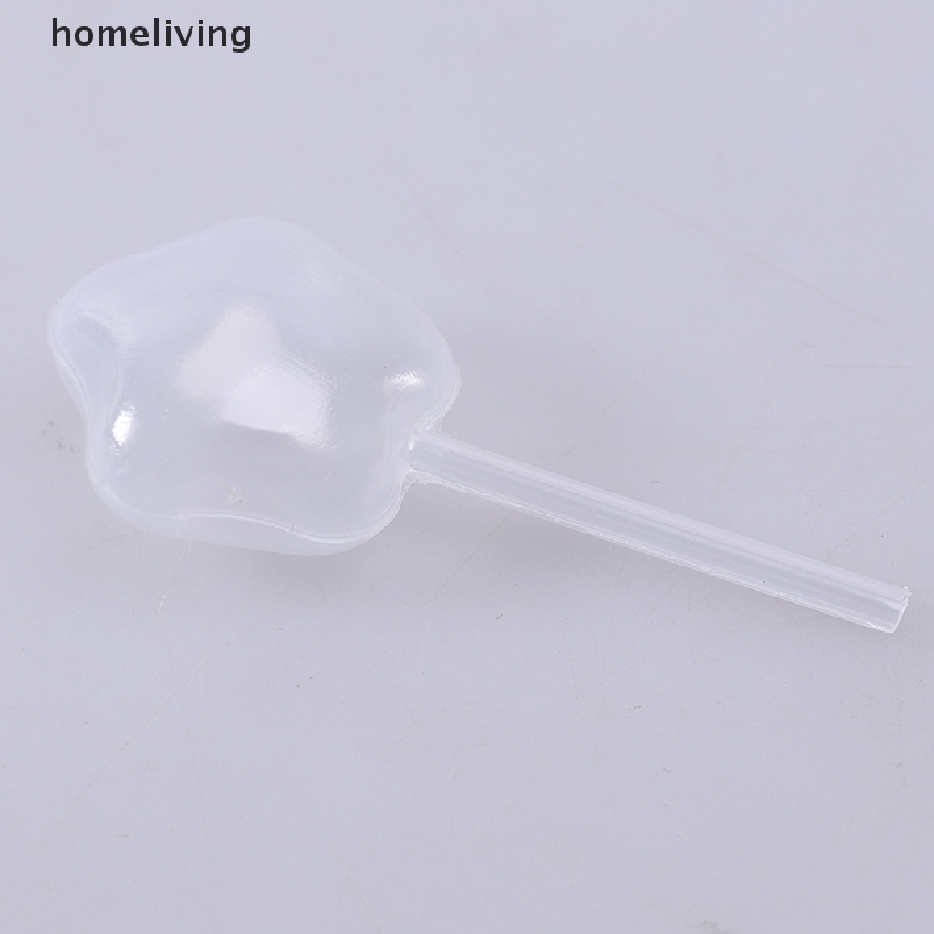 Bộ 50 Ống Hút Nhỏ Giọt Dùng Một Lần Để Làm Kem Thạch / Sữa