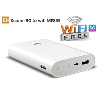Bộ Phát wifi từ sim 3G/4G ZMI MF855 kiêm sạc dự phòng