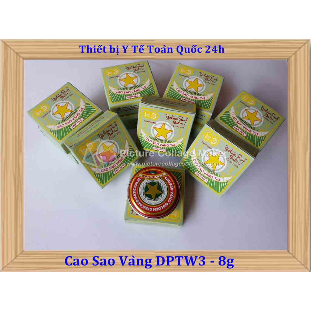 Combo 5 hộp Cao sao vàng DPTW3 - hộp 8g