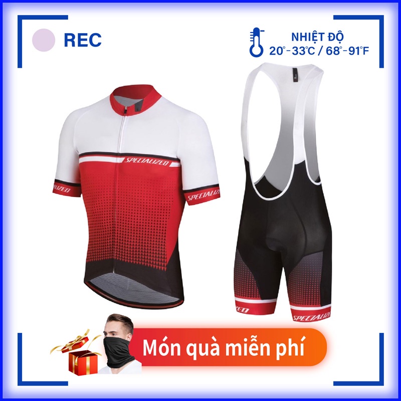 Áo đi xe đạp nam tay ngắn đi xe đạp Bộ Yếm Quần short Xe đạp leo núi Bộ đồ thể thao thoáng khí và khô nhanh