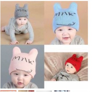 Mũ len tai mèo, nón len cho bé, mũ len cho bé trai, mũ len cho bé gái hàng cam kết chất lượng