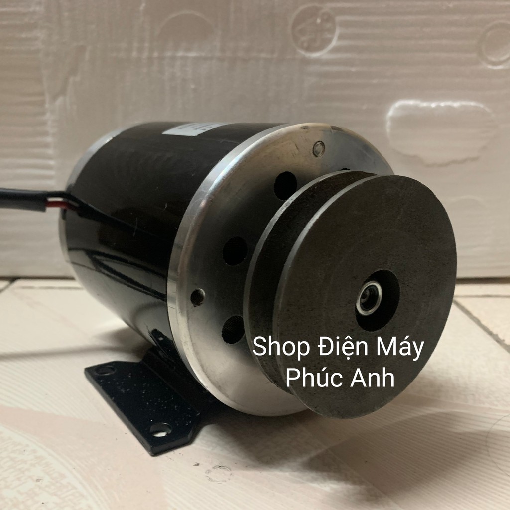 Motor DC 12v 500w kèm puly chế nén khí